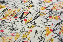 Linnen / katoen – Floral sketch