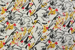 Linnen / katoen – Floral sketch