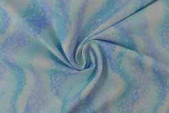 Linnen – Marble waves blue