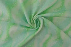 Linnen – Marble waves green