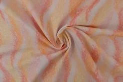 Linnen – Marble waves orange