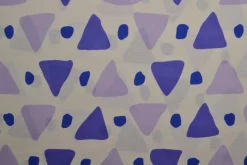 Linnen – Modern shapes blue