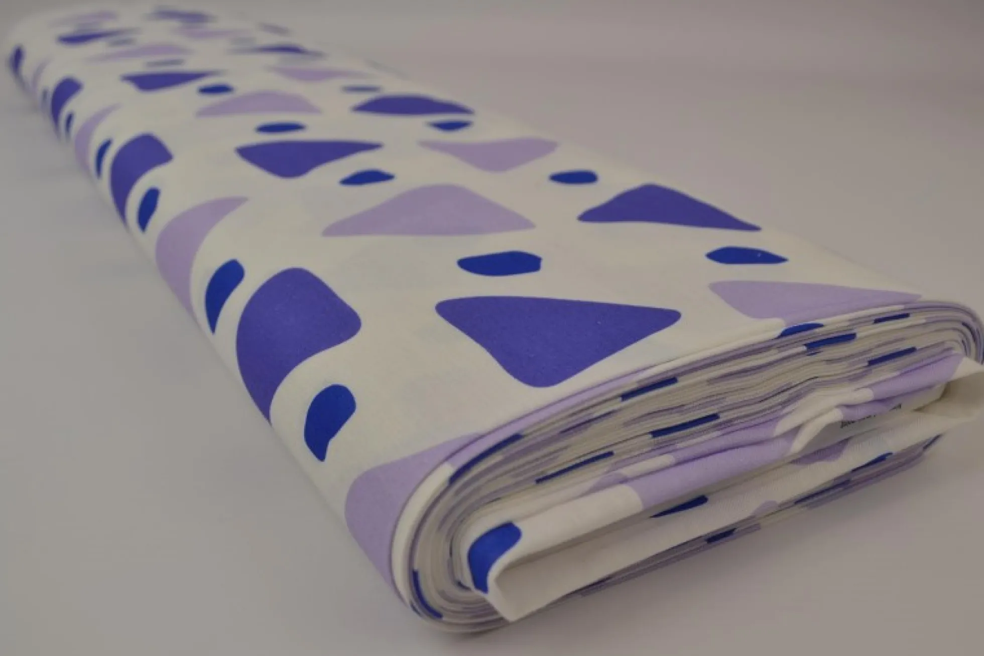 Linnen – Modern shapes blue