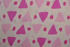 Linnen – Modern shapes pink