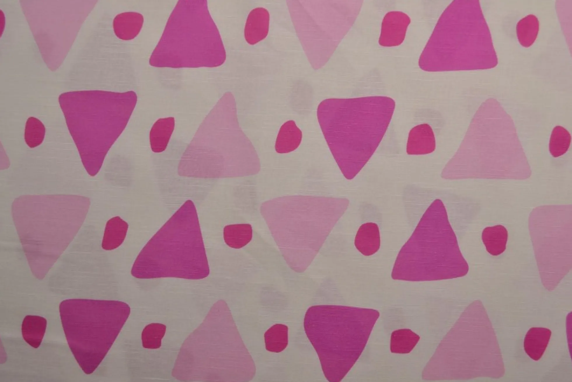 Linnen – Modern shapes pink