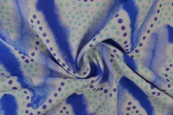 Linnen – Playful waves blue