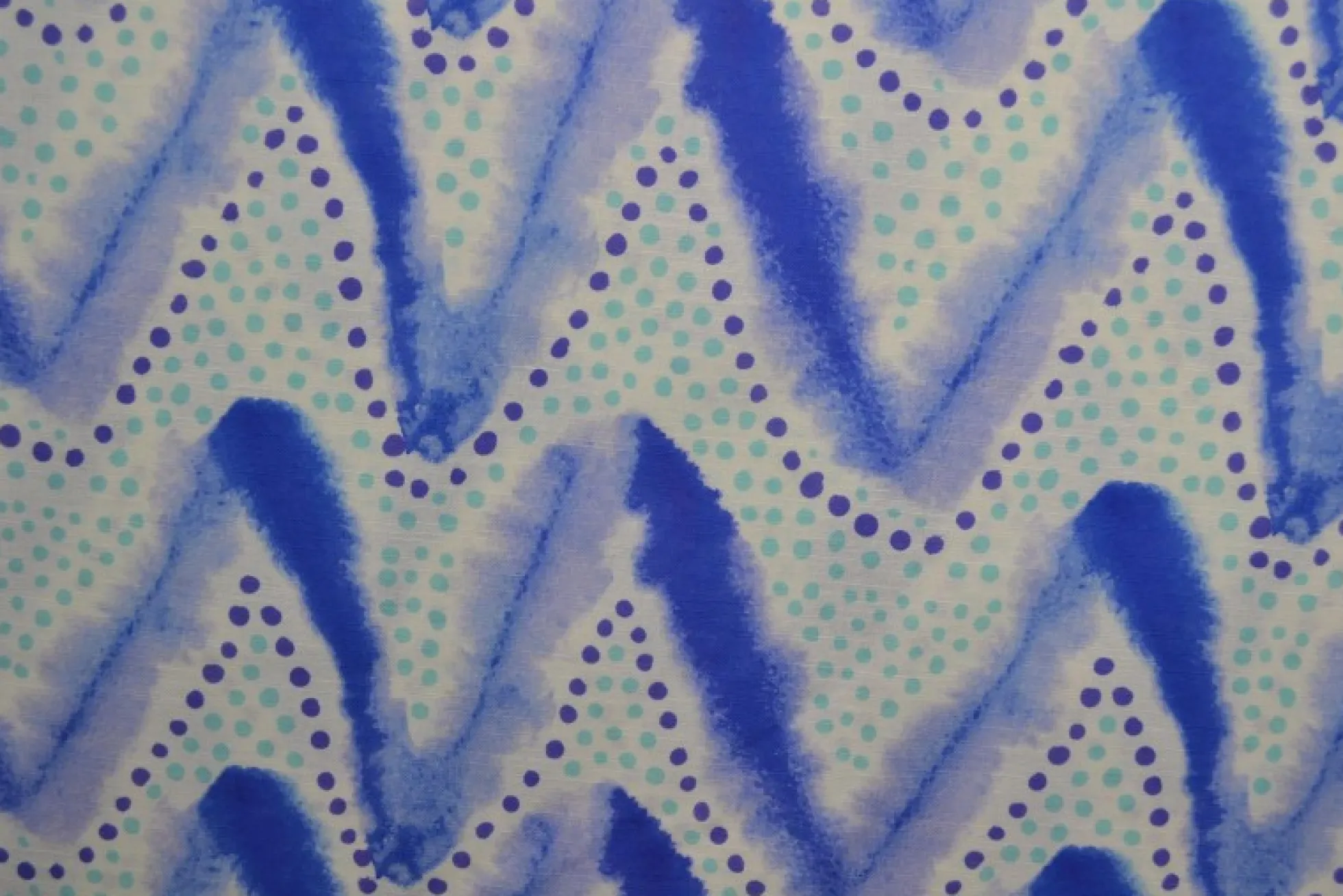 Linnen – Playful waves blue