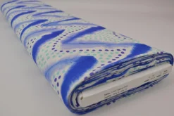 Linnen – Playful waves blue