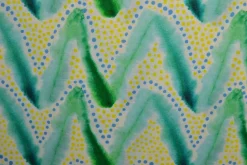 Linnen – Playful waves green
