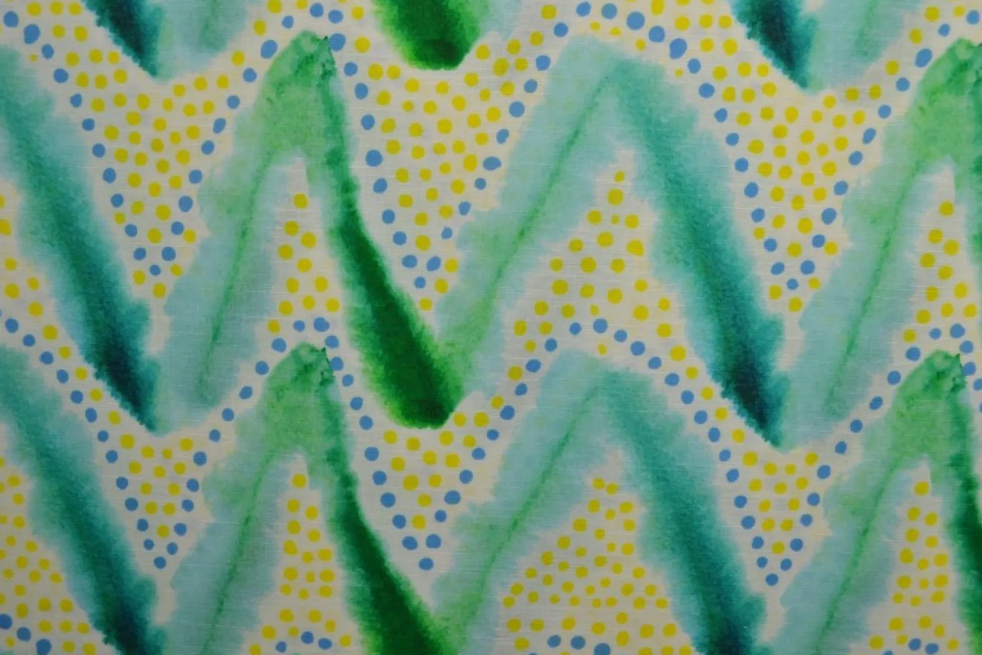 Linnen – Playful waves green