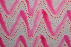 Linnen – Playful waves pink