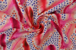 Linnen – Playful waves red