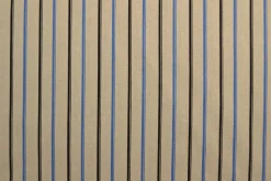 Linnen polyester – Zwart & blauw gestreept