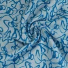 Linnen – Sketch lines blue