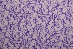 Linnen – Sketch lines lilac