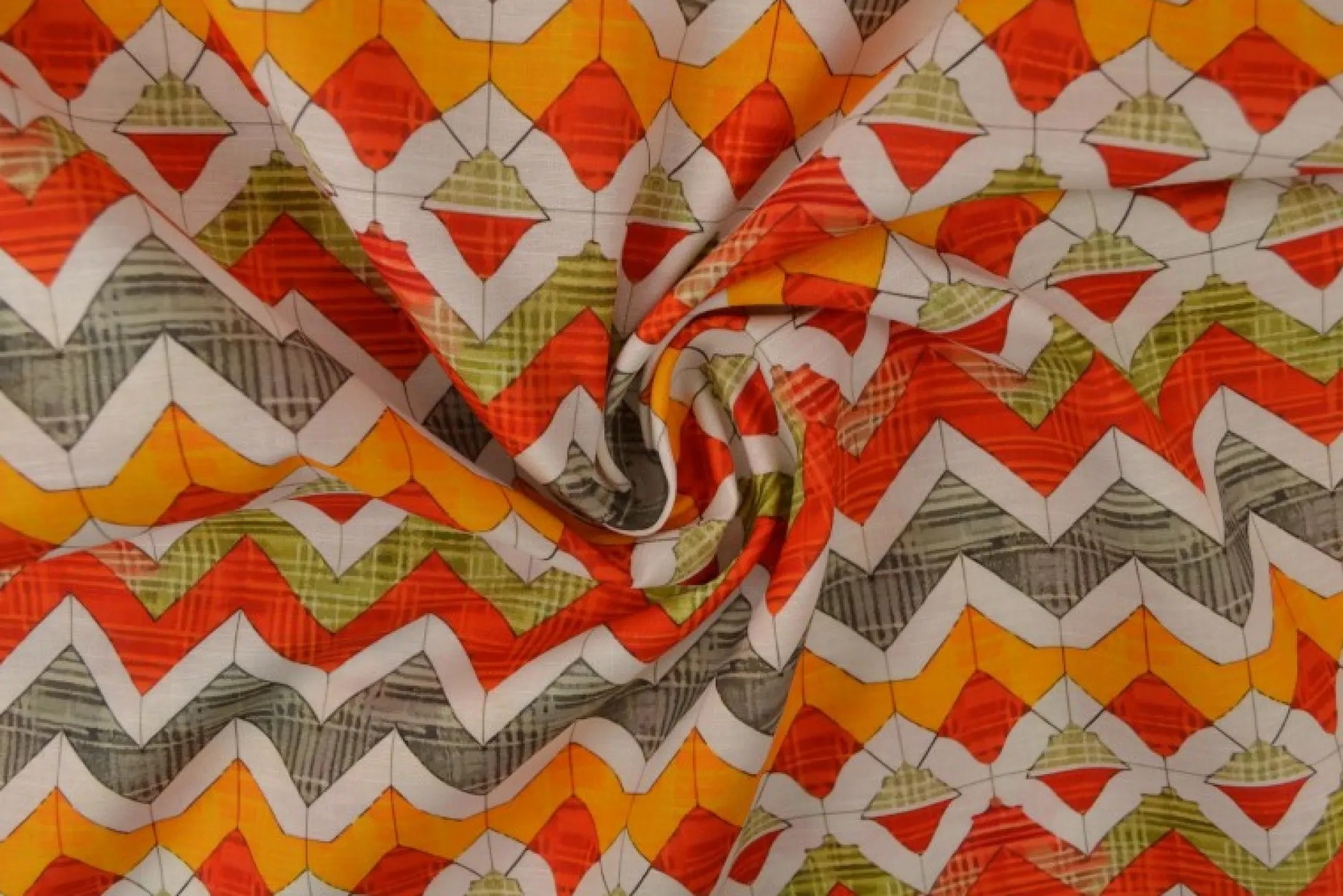 Linnen – Sunset zigzag