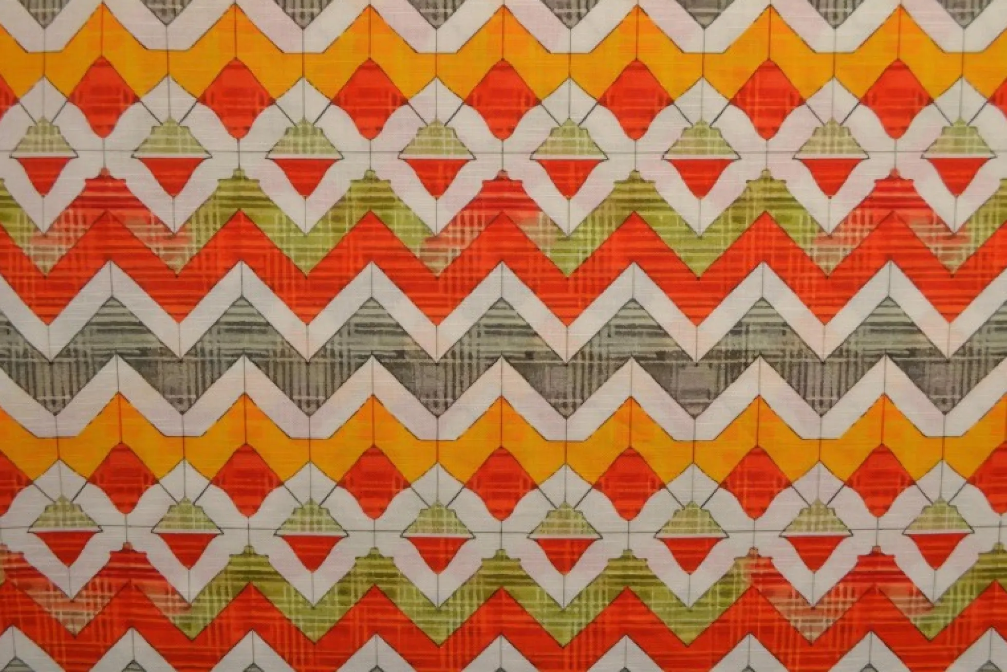 Linnen – Sunset zigzag