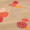 Linnen / viscose – Beige dots