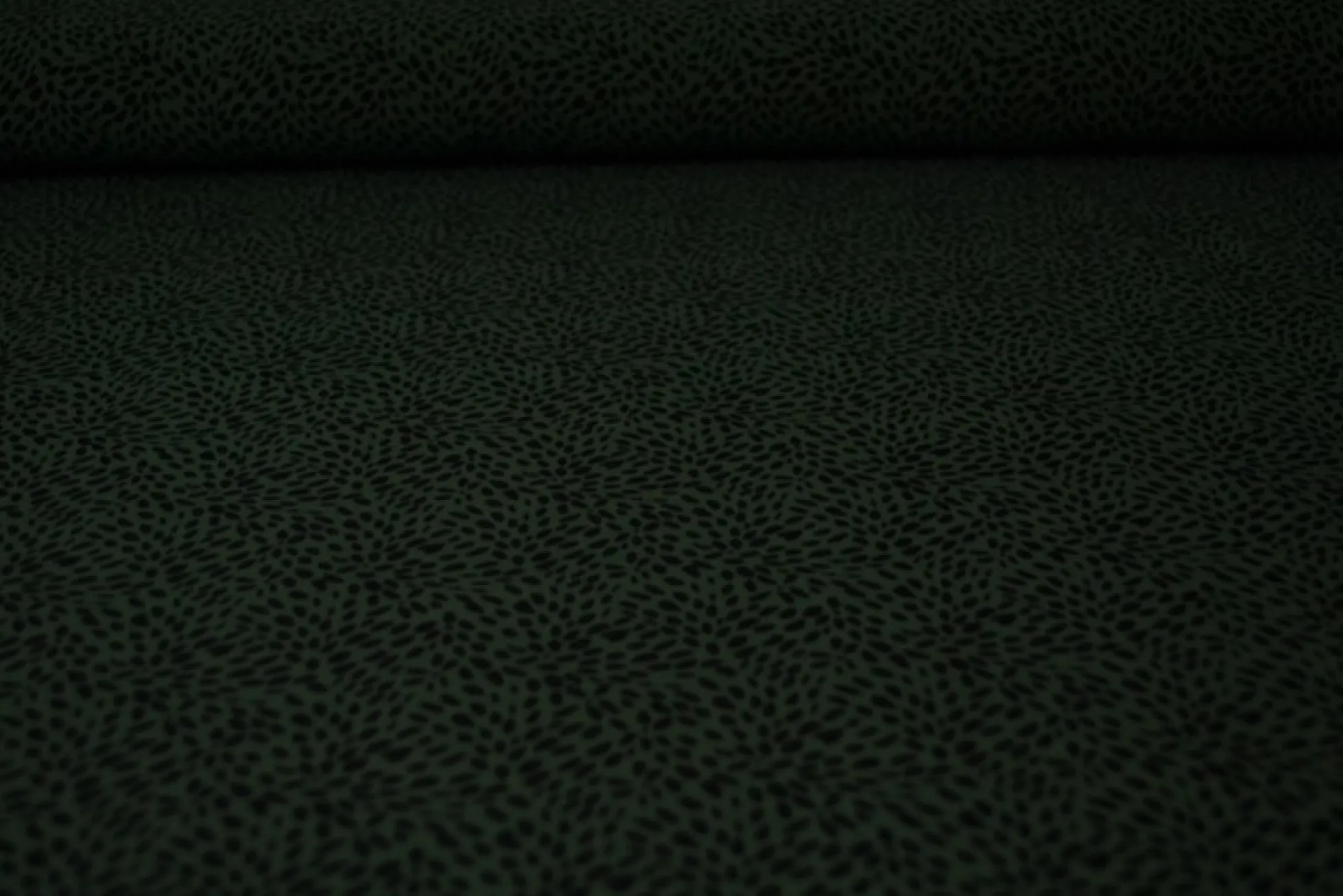 Lycra – Black spots on dark green