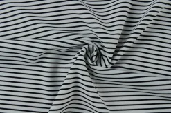 Lycra – Black & white stripes