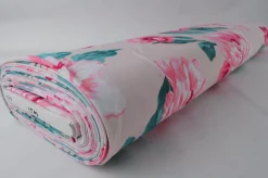 Lycra – Blooming coral green