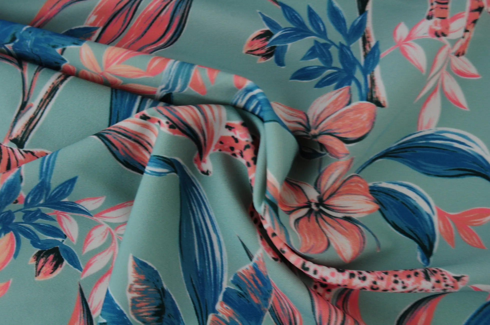 Lycra – Jungle old green