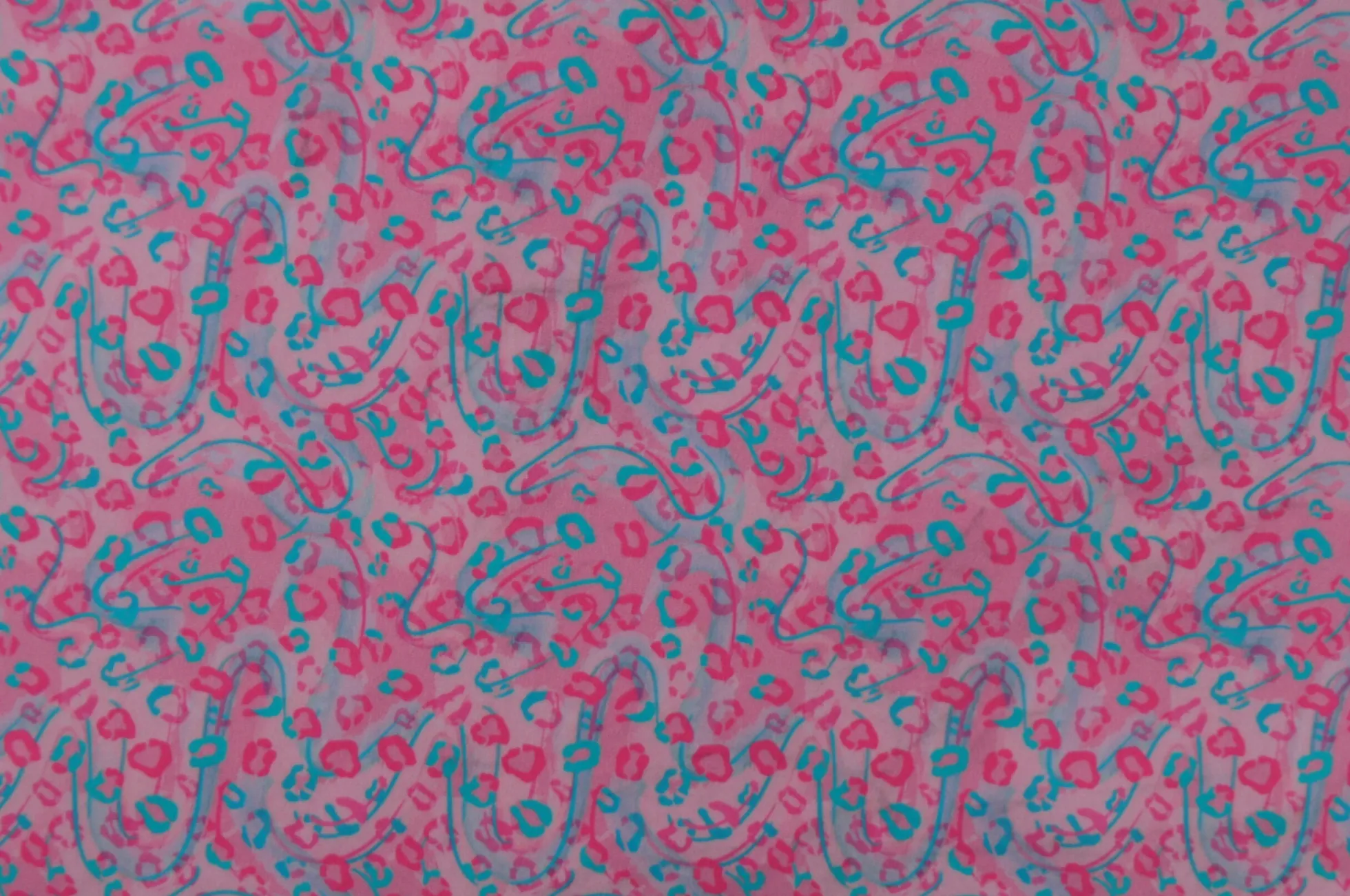 Lycra – Leopard swirl