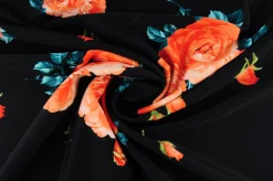 Lycra – Midnight roses