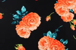 Lycra – Midnight roses