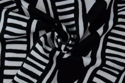 Lycra – Monochrome stripes