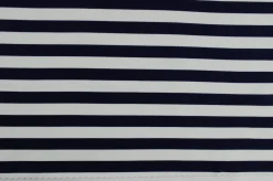Lycra – Navy stripes
