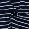 Lycra – Navy stripes