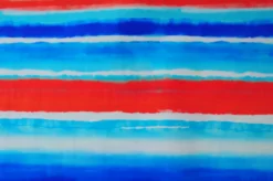 Lycra – Ocean waves red and blue