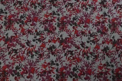 Lycra – Red / Wine red flower