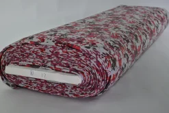 Lycra – Red / Wine red flower