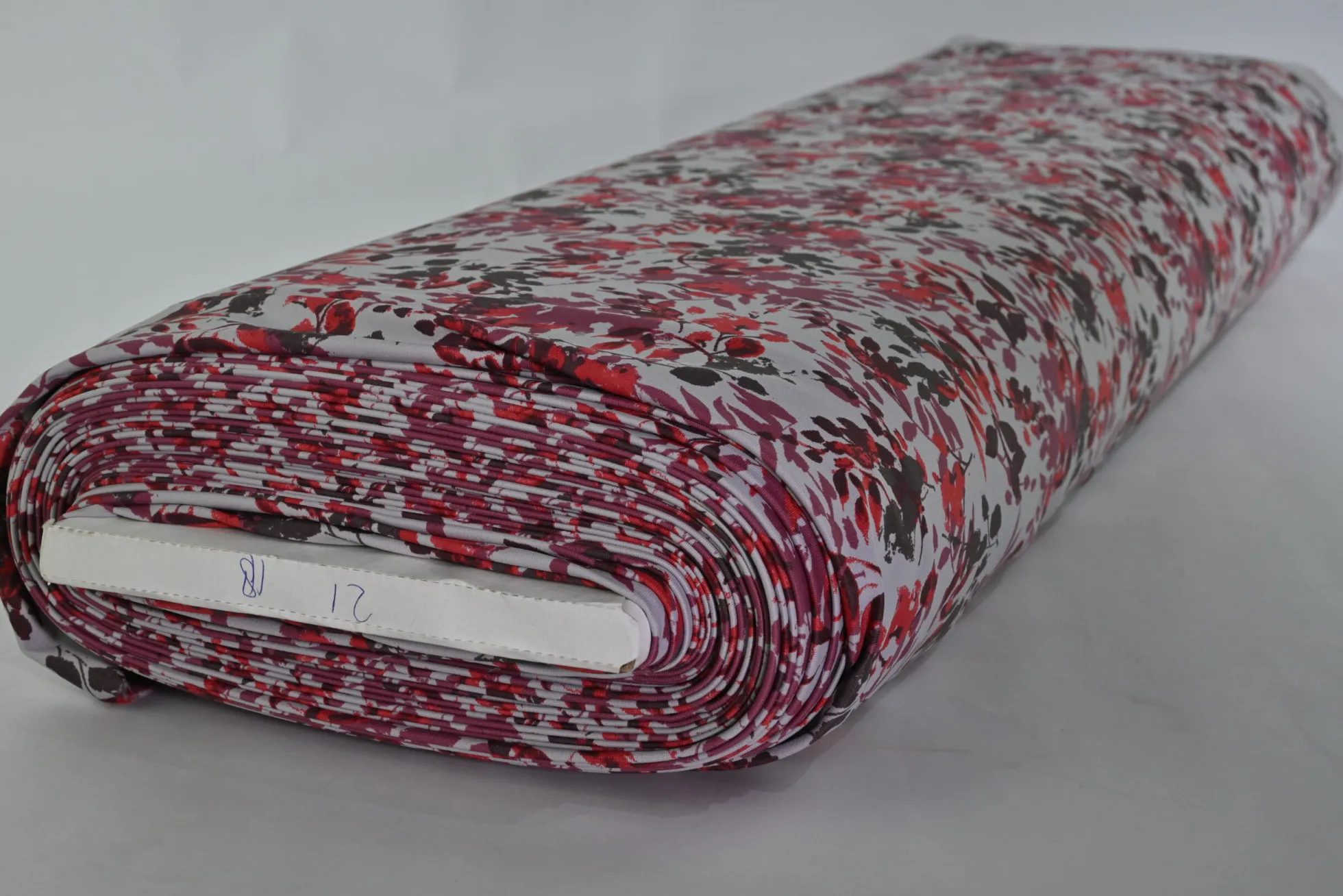 Lycra – Red / Wine red flower