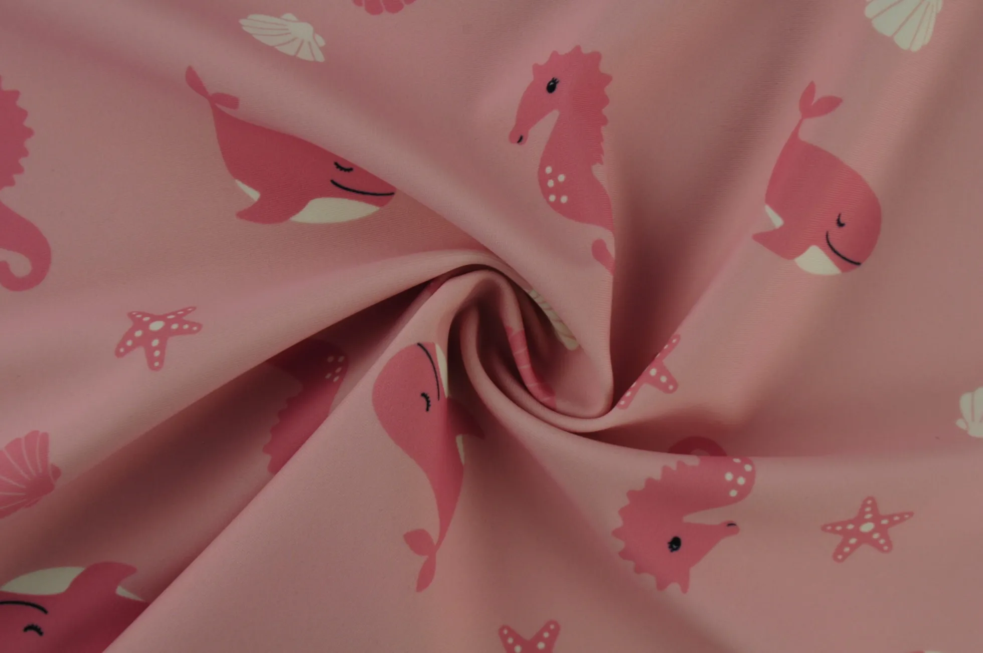 Lycra – Sea friends old pink