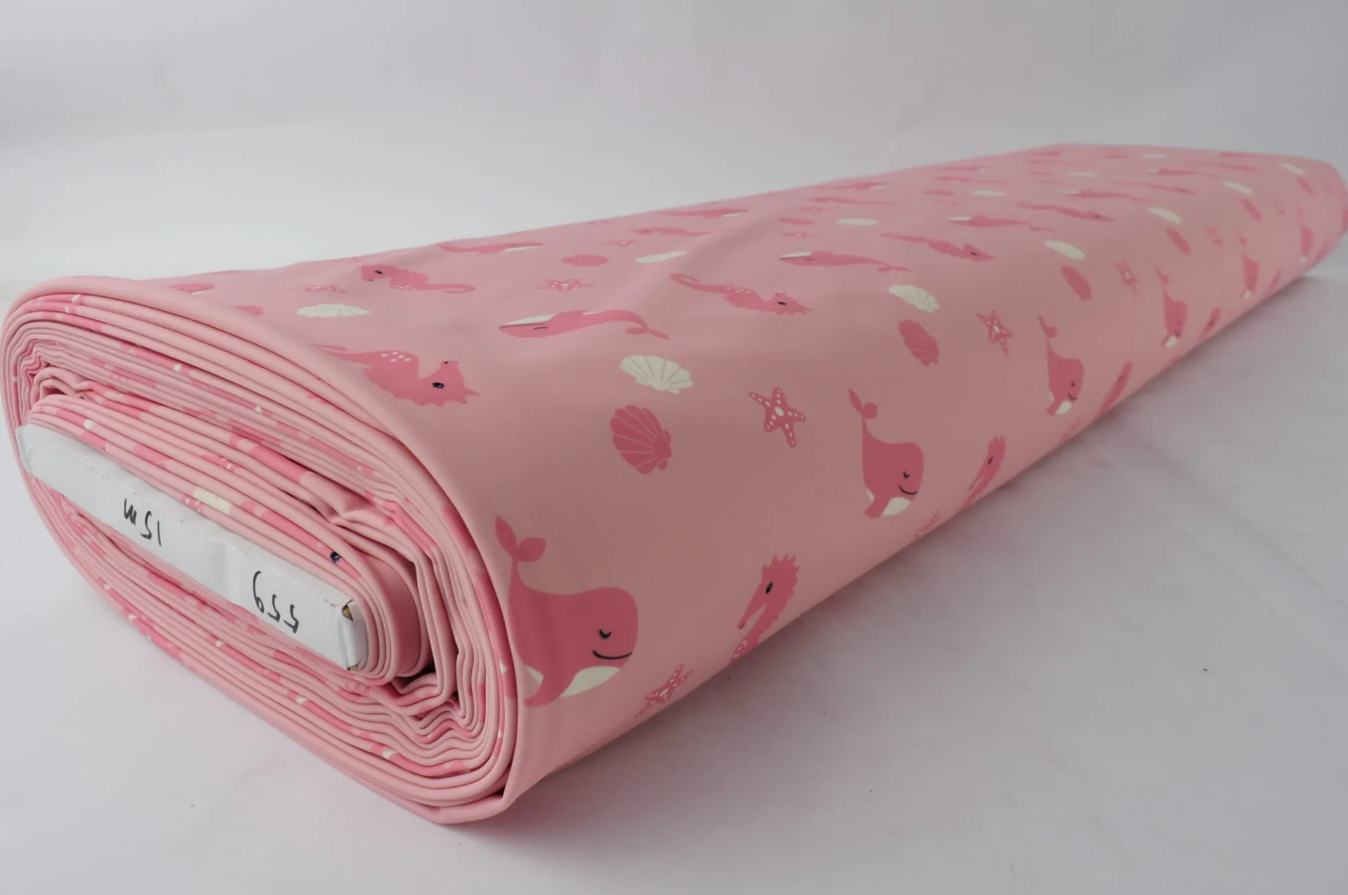 Lycra – Sea friends old pink