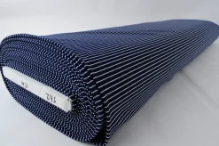 Lycra – Small stripes navy
