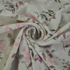 Lycra – Soft pink / Taupe flower