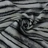 Lycra – Textured stripes grey