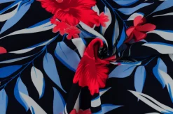 Lycra – Tropical blossom navy