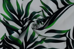 Lycra – Tropical green leaves
