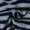 Lycra – Wavy lines navy