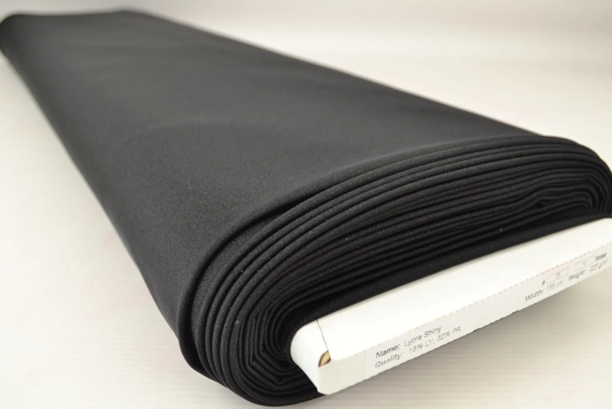 Lycra: Zwart shiny basic