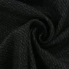 Mantelwol – Antraciet melange twill