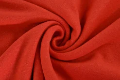Mantelwol brushed – Donker oranje