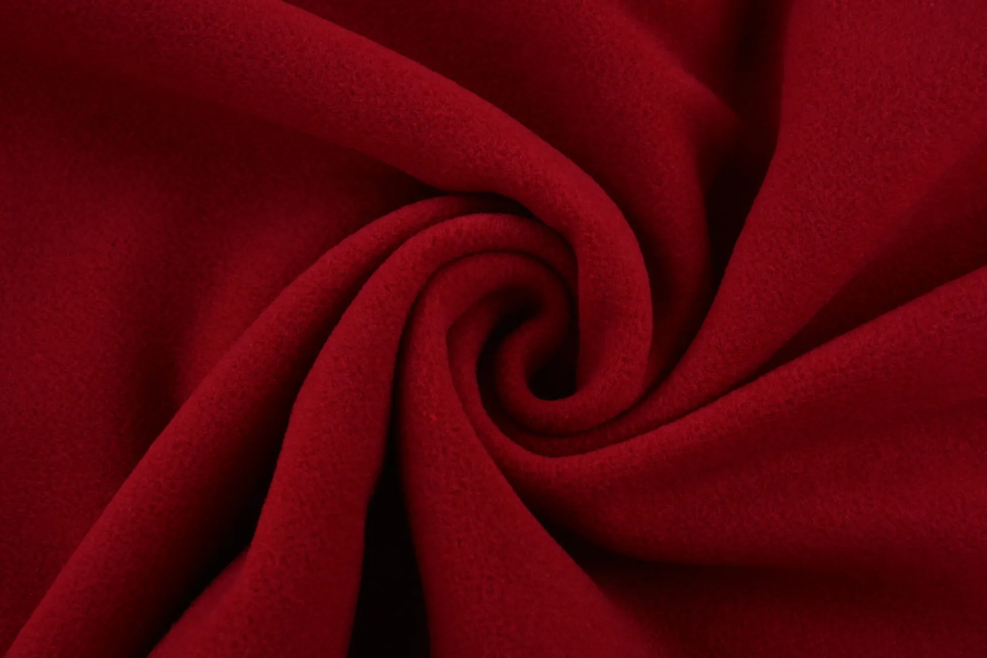 Mantelwol soft touch – Dieprood