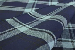 Markiesdoek – Navy geruit