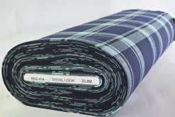 Markiesdoek – Navy geruit